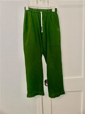 XS Big Bud Press Kelly Green Rolled Cuff Sweat Pants
